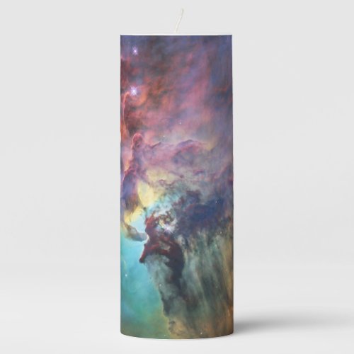 Stormy Seas of Lagoon Nebula in Sagittarius Pillar Candle