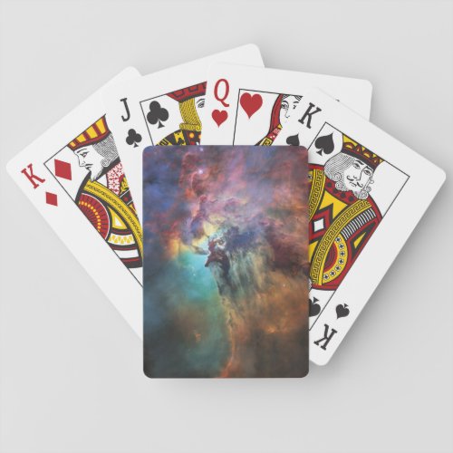 Stormy Seas of Lagoon Nebula in Sagittarius Playing Cards