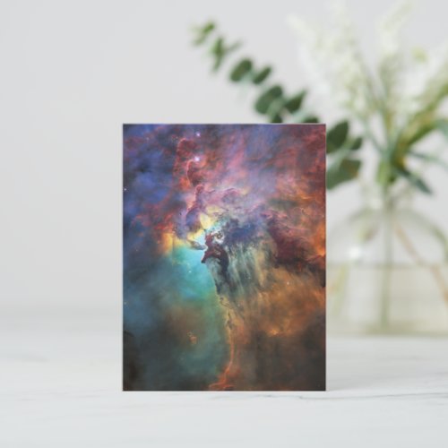 Stormy Seas of Lagoon Nebula in Sagittarius Postcard