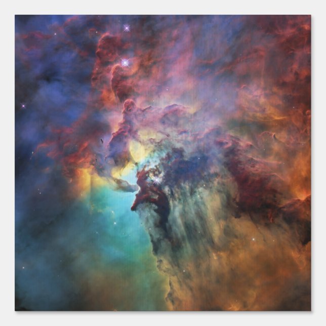 Stormy Seas of Lagoon Nebula in Sagittarius Sign (Front)