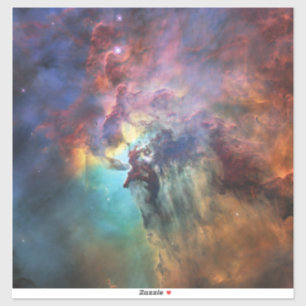 Stormy Seas of Lagoon Nebula in Sagittarius Sticker