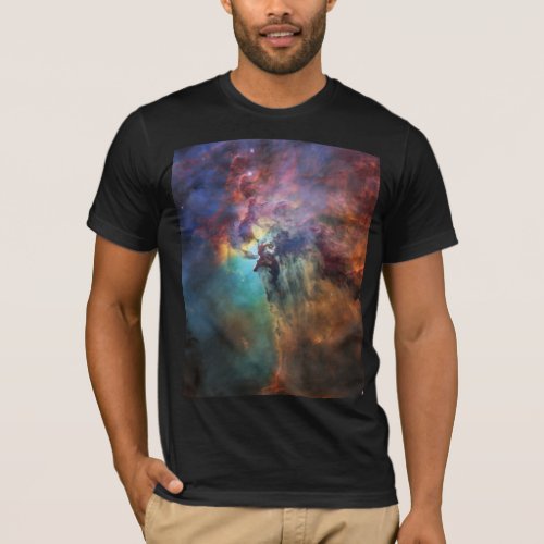 Stormy Seas of Lagoon Nebula in Sagittarius T_Shirt