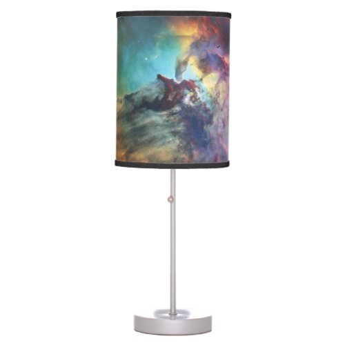 Stormy Seas of Lagoon Nebula in Sagittarius Table Lamp