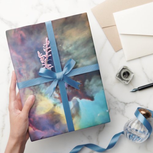 Stormy Seas of Lagoon Nebula in Sagittarius Wrapping Paper