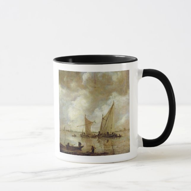 Stormy Seascape, 1655 Mug (Right)