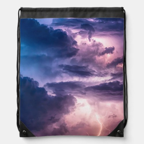 Stormy Skies Drawstring Bag