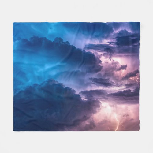 Stormy Skies Fleece Blanket