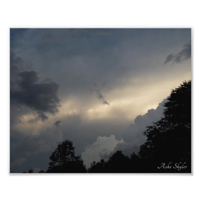 Stormy Skies Photo Print (Front)