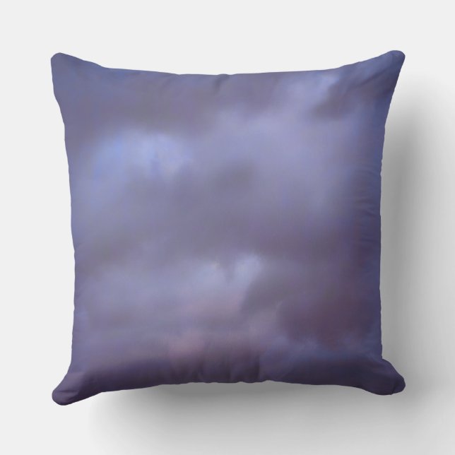 Stormy Skies Throw Pillow (Back)