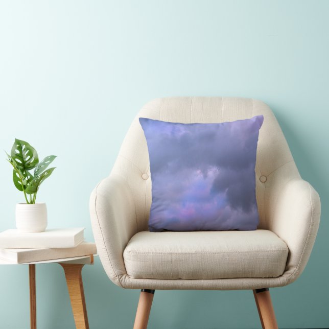 Stormy Skies Throw Pillow (Chair)