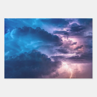 Stormy Skies Wrapping Paper Sheets