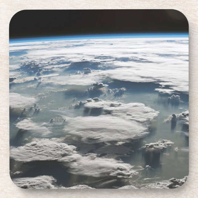 Stormy Sky Above The Amazon Beverage Coaster (Front)