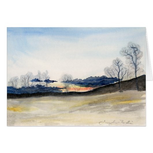 Stormy Sky Card (Front Horizontal)