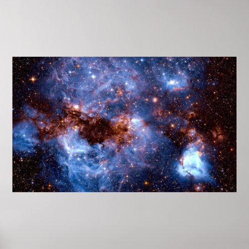 Stormy Stellar Star_Formation Intergalactic Region Poster
