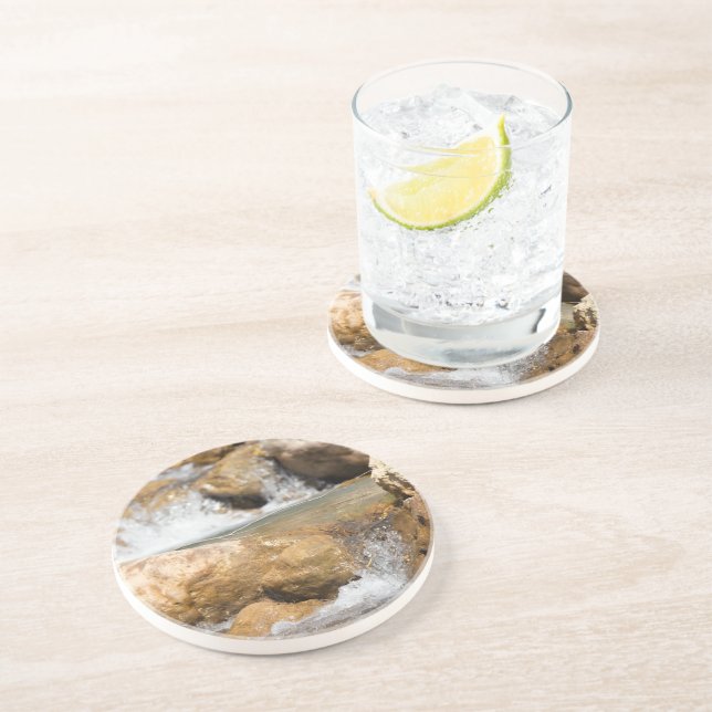 Stormy stream in spring coaster (Side)