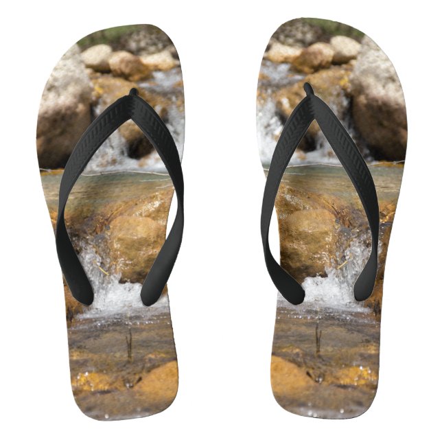 Stormy stream in spring flip flops (Footbed)