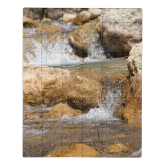 Stormy stream in spring jigsaw puzzle