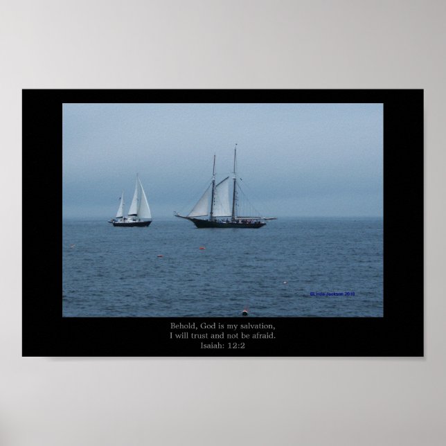 Stormy Waters, Behold, God is my Salvation, Poster (Front)