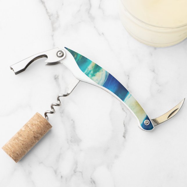 Stormy Waters Cork Screw Waiter's Corkscrew (Front)