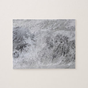 Stormy Wave Crashing Jigsaw Puzzle