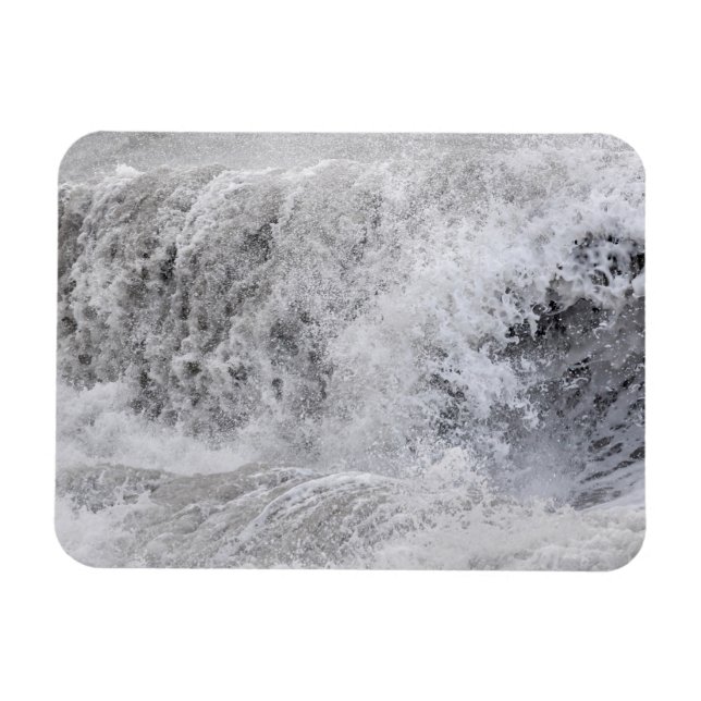 Stormy Wave Crashing Magnet (Horizontal)