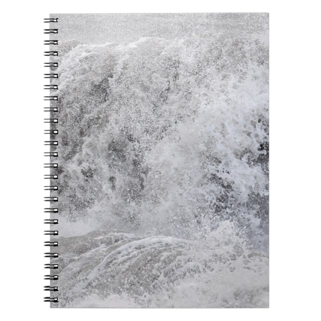 Stormy Wave Crashing Notebook (Front)