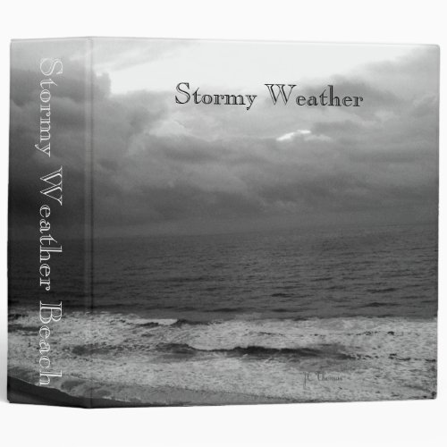 Stormy Weather Beach Binder