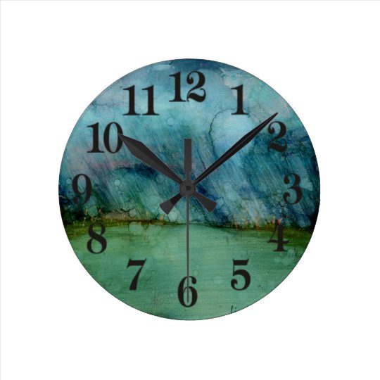 Stormy Weather Clock | Zazzle.com