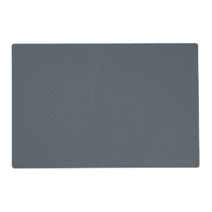 Stormy Weather Grey Puffy Stitched Quilt Placemat