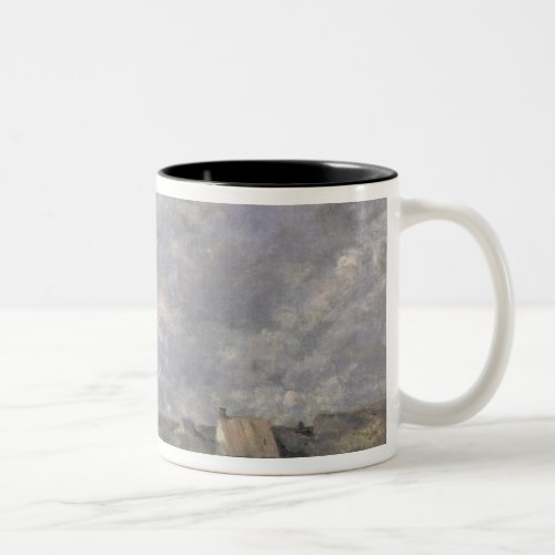 Stormy Weather Pas de Calais c1870 Two_Tone Coffee Mug