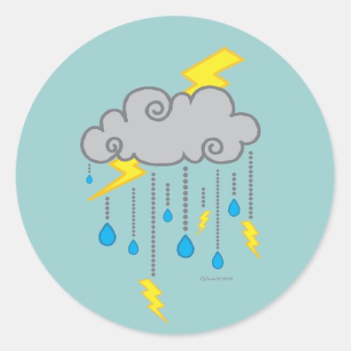 Stormy Weather Sticker