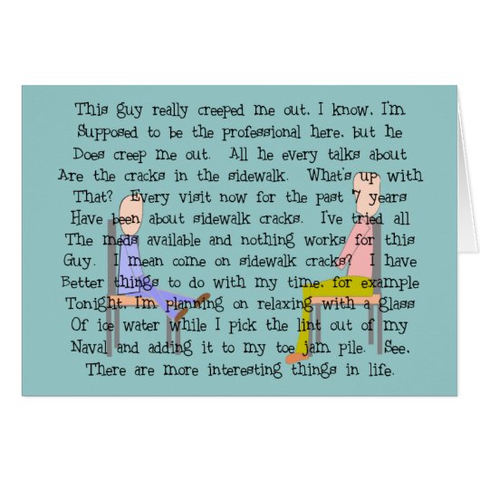 Story Art Creepy Sidewalk Crack Guy (Front Horizontal)