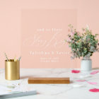Story Begins Elegant Wedding Welcome