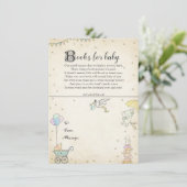 Story Book Baby Shower Book Plate Card (Standing Front)