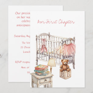 Story Book Baby Shower Digital Download Invitation