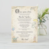 Story Book Baby Shower Invitation (Standing Front)