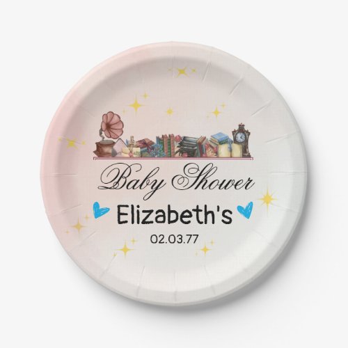 Story Book Library The Next Chapter Baby Shower Paper Plates