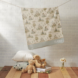 Story Book Village Children's Books Castle Cottage Baby Blanket