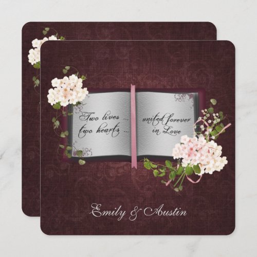 Story Book Wedding Invitation