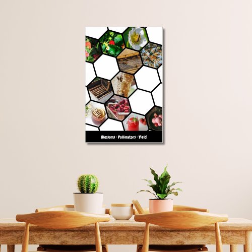 Story Collage Strawberries Pollinators  Yield  Poster