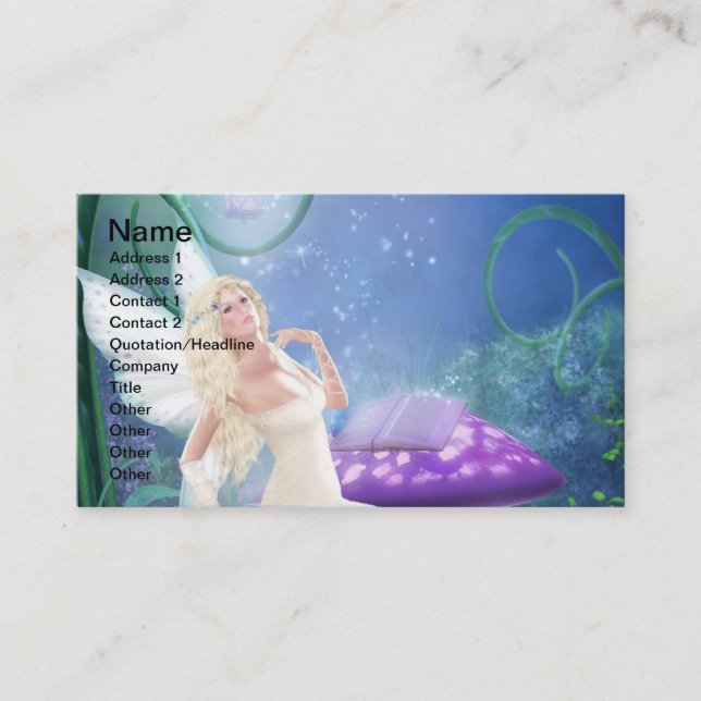 Story Fairy Business Card (Front)