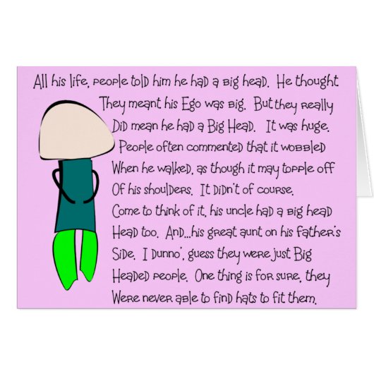 Story Folks "He Had a Big Head" Story Art (Front Horizontal)