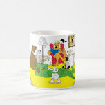 Story Hour Children's Mug<br><div class="desc">A whimsical and special mug for all ages but mostly kids to enjoy - "Story Hour". The penguin, the sheep, the bear, the alligator and bunny together listening to the lion read them a story. The illustration makes a great birthday gift or birthday favor for the whole party. You can...</div>