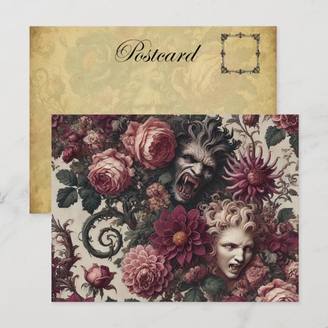 Story of Blood – Gothic Victorian Holiday Postcard (Front/Back)