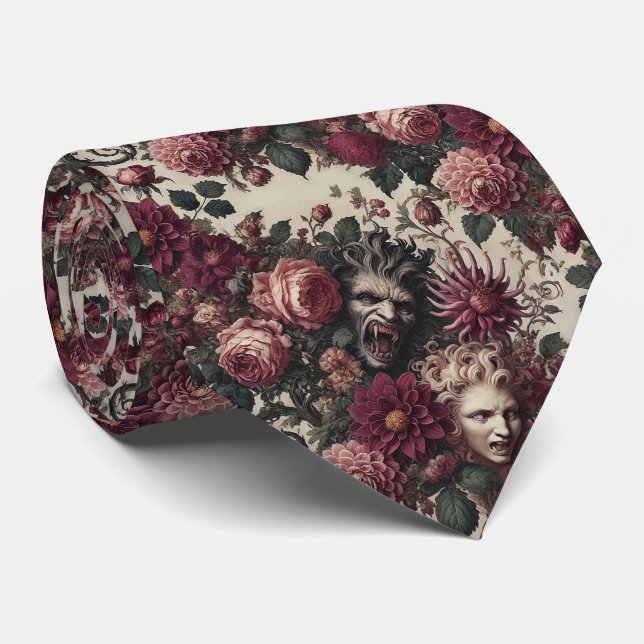 Story of Blood – Gothic Victorian Neck Tie (Rolled)