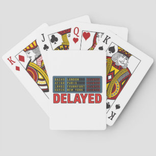 Story of My Life Delayed Travel Poker Cards