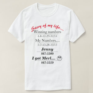 Story of My Life Light Color Novelty T-Shirt