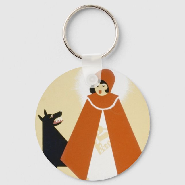 Story Telling - Red Riding Hood Keychain (Front)