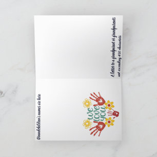 Story Time Forever Grandparents we love your story Holiday Card