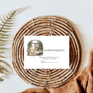 Storybook A New Chapter  diaper raffle request Enclosure Card